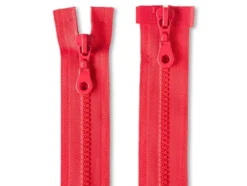 Eclair Glidelås Plast S4 2-veis 50cm – 722 Rød
