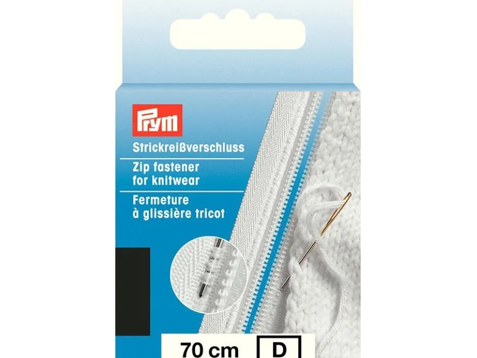 Eclair Glidelås S9 Strikk – 70cm – Brun Oliven
