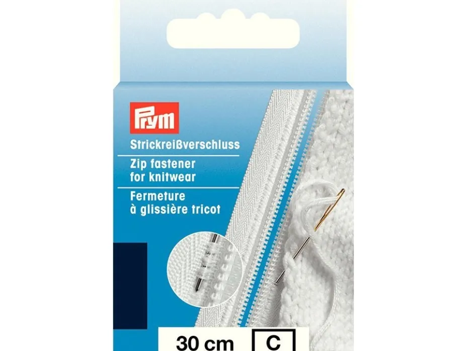 Eclair Glidelås S9 Strikk – 30cm – Marineblå