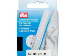 Eclair Glidelås S9 Strikk – 35cm – Marineblå
