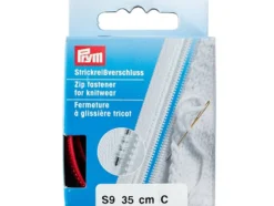 Eclair Glidelås S9 Strikk – 35cm – Rød