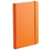 EcoQua Notebook m/strikk – Orange – A6 prikker