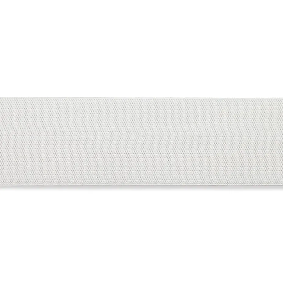 Elastisk strikk – 15mm x 25 m – hvit