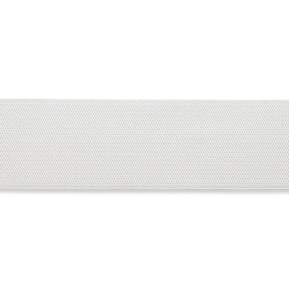 Elastisk strikk – 30mm x 25 m – hvit