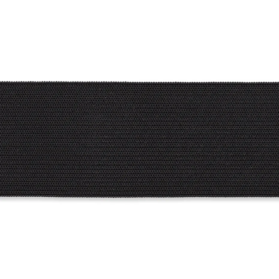 Elastisk strikk – 20mm x 25 m – sort