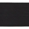 Elastisk strikk – 25mm x 25 m – sort