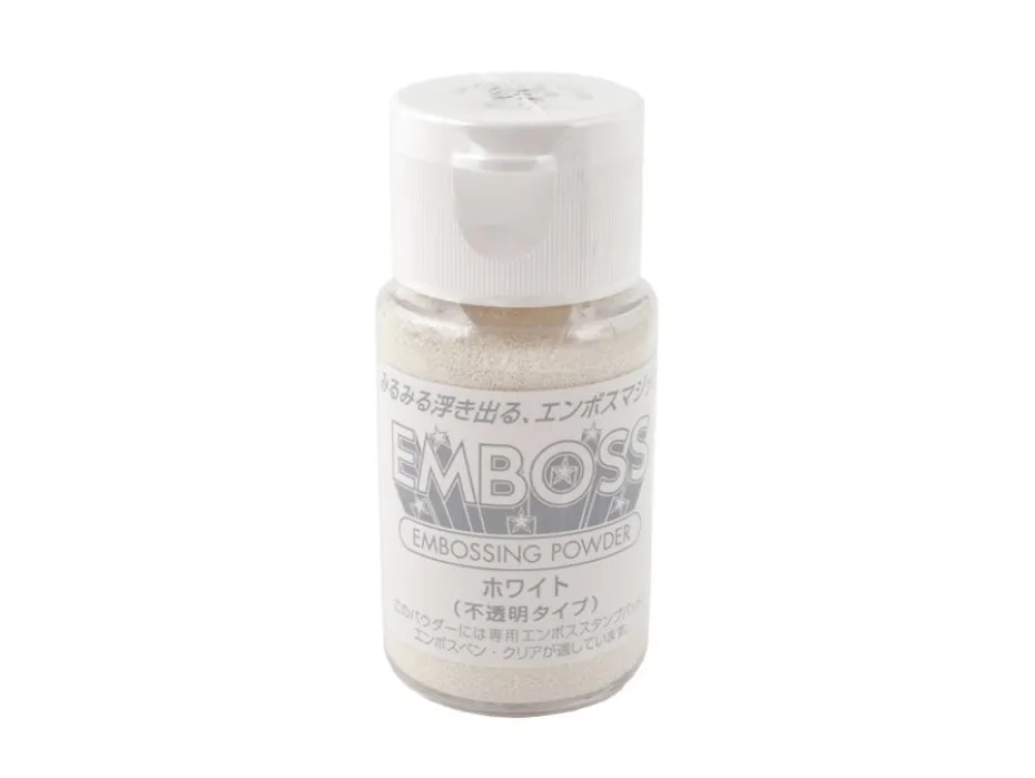 Embossingpulver 30ml – 304 Hvit