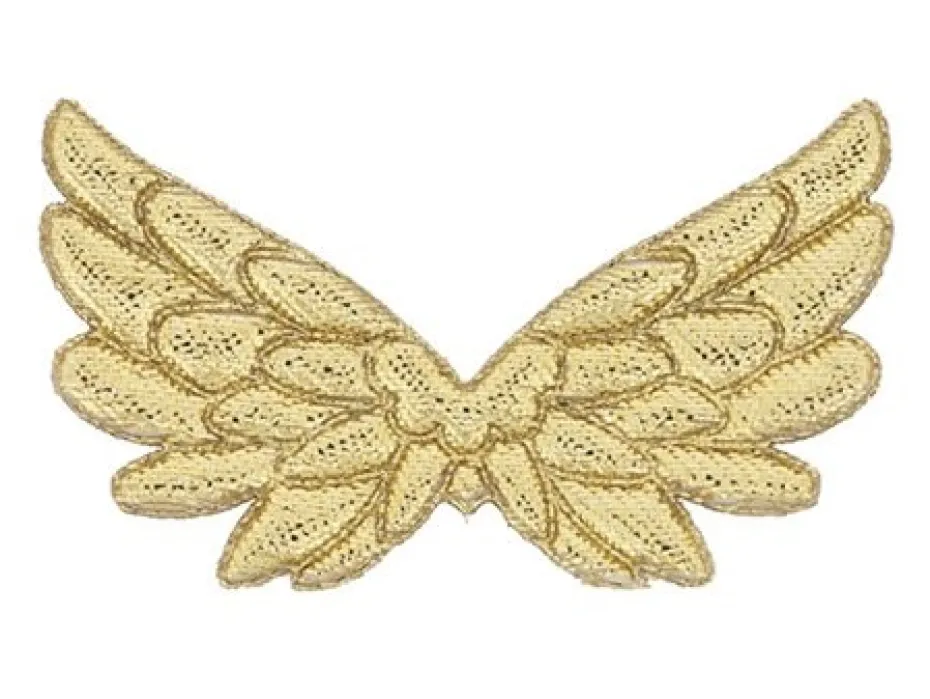 Englevinge 5cm 10 stk gull