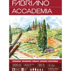 Fabriano Accademia Drawing Tegneblokk 200G A3 – 30 ark