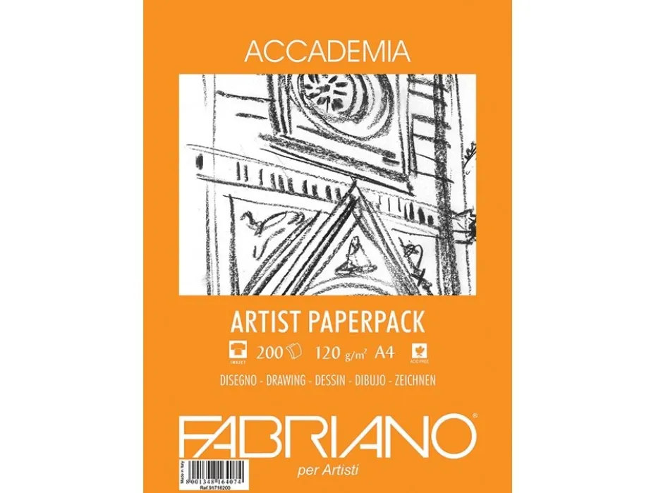 Fabriano Accademia Paperpack A4 120g – 200 ark
