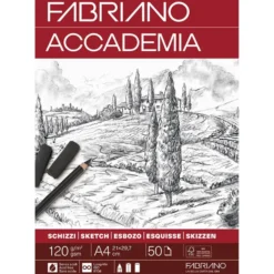 Fabriano Accademia Sketch Skisseblokk 120G A4 – 50ark