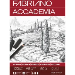 Fabriano Accademia Sketch Skisseblokk 120G A5 – 50ark