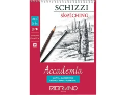 Fabriano Accademia Sketch Skisseblokk Spiral 120g A5 – 50ark