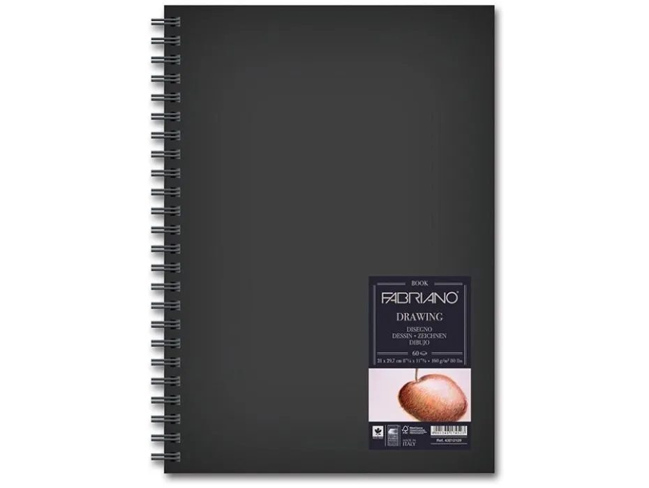 Fabriano Book Spiral Drawing – 160g A5 Portrett