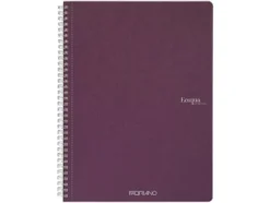 Fabriano EcoQua Original Spiralhefte A4 Ruter 5mm Purple