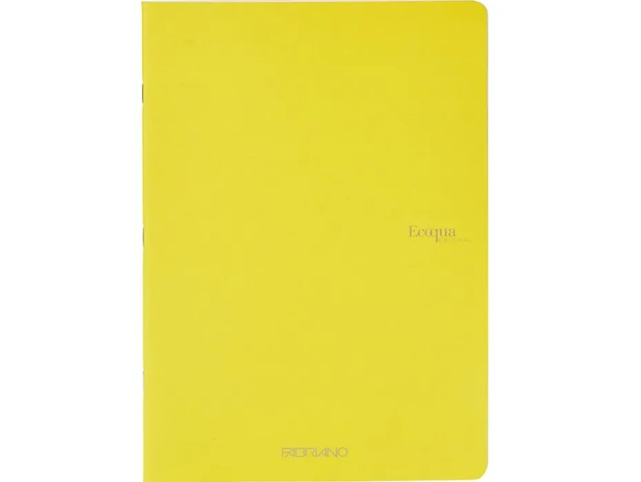 Fabriano EcoQua Original Stiftet A5 Linjert Yellow