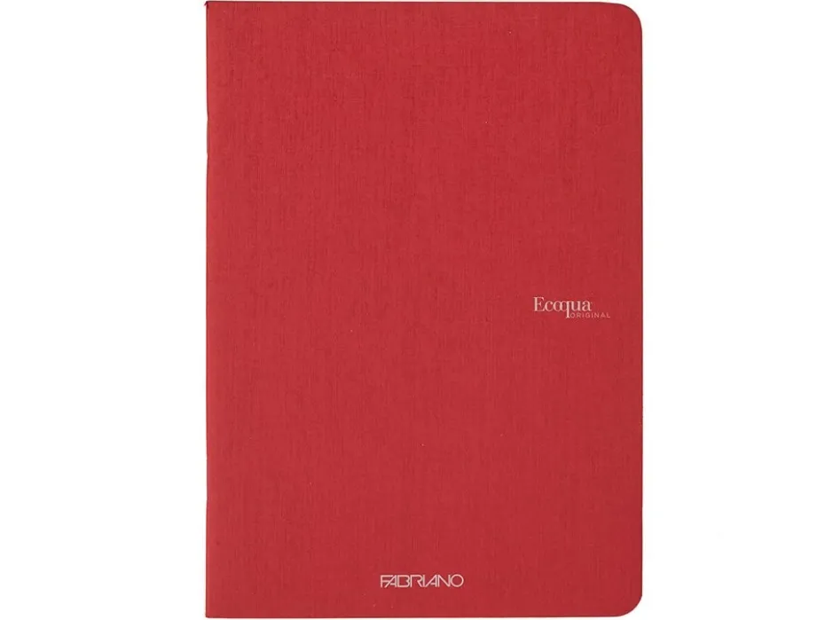 Fabriano EcoQua Original Stiftet A4 Linjert Cherry