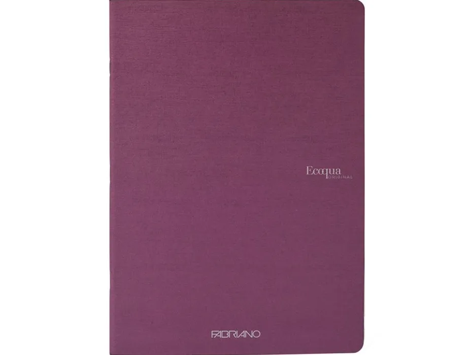 Fabriano EcoQua Original Stiftet A5 Linjert Purple