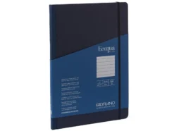 Fabriano EcoQua Plus Fabric A4 Linjert Dark Blue