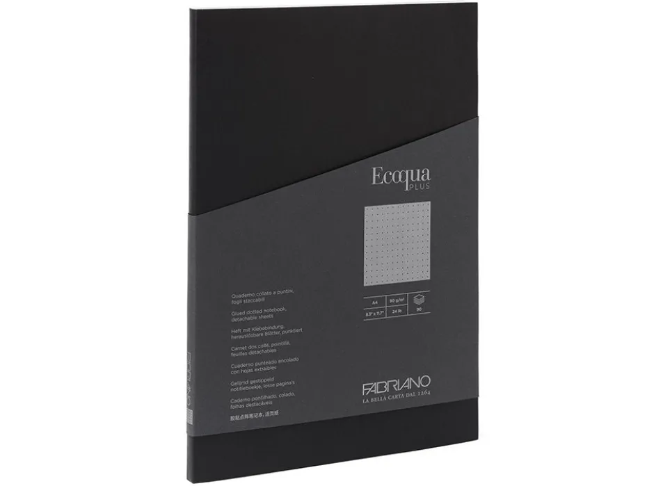 Fabriano EcoQua Plus Limt A4 Prikker Black