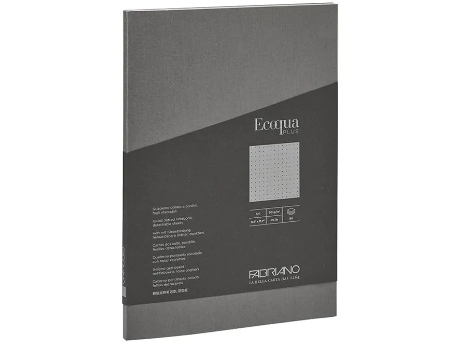 Fabriano EcoQua Plus Limt A4 Prikker Grey