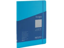 Fabriano EcoQua Plus Spiral A4 Linjert Light Blue