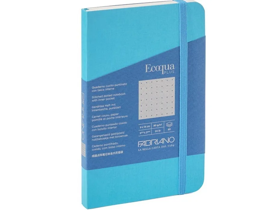 Fabriano EcoQua Plus Sydd 9x14cm Prikker Light Blue