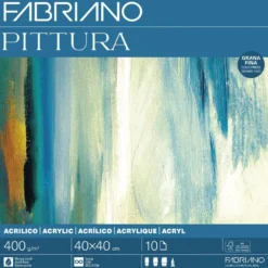 Fabriano Pittura Akrylblokk – 400g 10ark – 40x40cm
