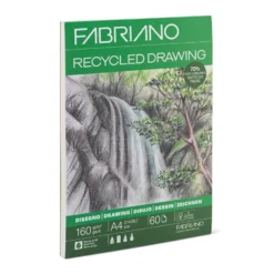 Fabriano Recycled Drawing Tegneblokk 160g 60ark – A4