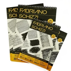 Fabriano Schizzi Skisseblokk Limt Elfenben 80ark 90g – A4