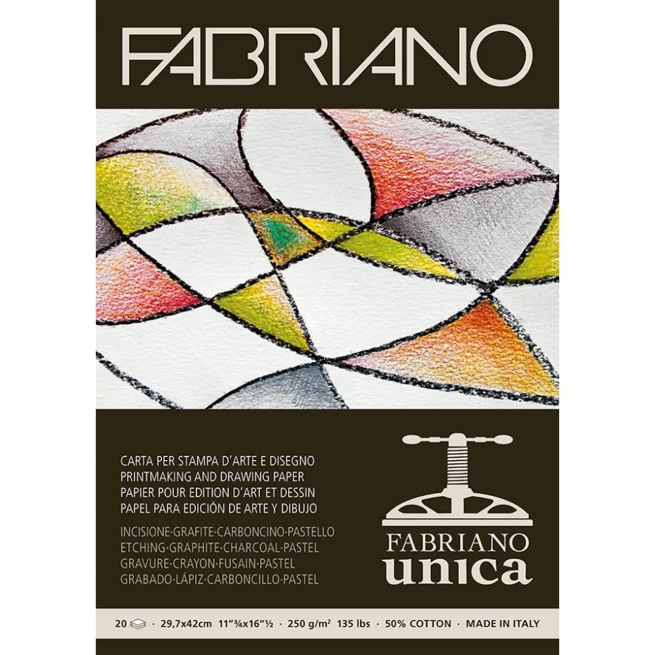 Fabriano Unica Blokk 250g – 20 ark – A3