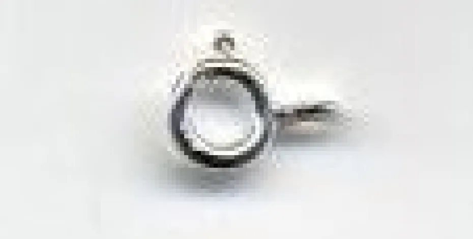 Fjærlås SØLV – 6mm – 10 stk.