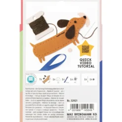 Folia Filtfigur Mini sysett – Dachshund