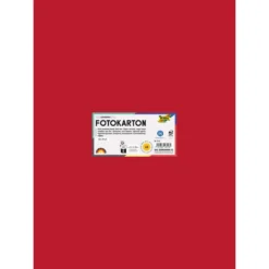 Folia Fotokartong 50×70 – 300g – 18 Murstensrød Rød