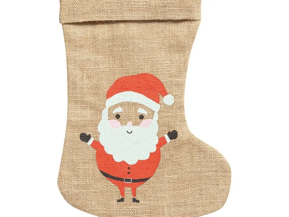 Folia Jute Julestrømpe 20x33cm – Støvel