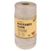 Folia Makramégarn 100% bomull – 3,5mm 100m – COZY TAUPE