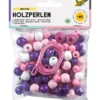 Folia Perlesett Treperler 60g – Lilla/rosa