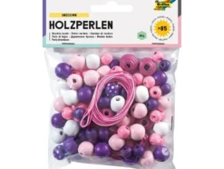 Folia Perlesett Treperler 60g – Lilla/rosa