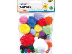Folia Pomponger 30stk – Assorterte farger