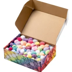 Folia Pompong Mix – Ø 1,5/2/3/4cm 300g – Pastell