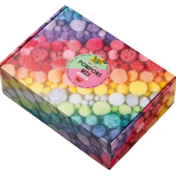Folia Pompong Mix – Ø 1,5/2/3/4cm 300g – Pastell