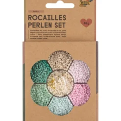 Folia Rocailles Perlesett 90g – Pastell