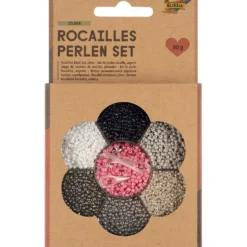 Folia Rocailles Perlesett 90g – Silver