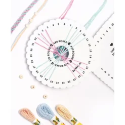 Folia Sett Kumihimo – PASTEL RAINBOW