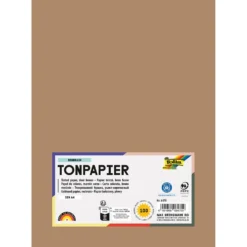 Folia Tegnepapir A4 – 130g 100ark – 75 Rådyrbrun