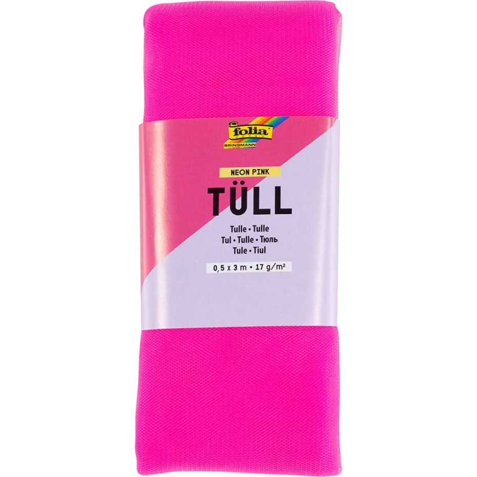 Folia Tyll – 17g 0,5x3m – Neon rosa