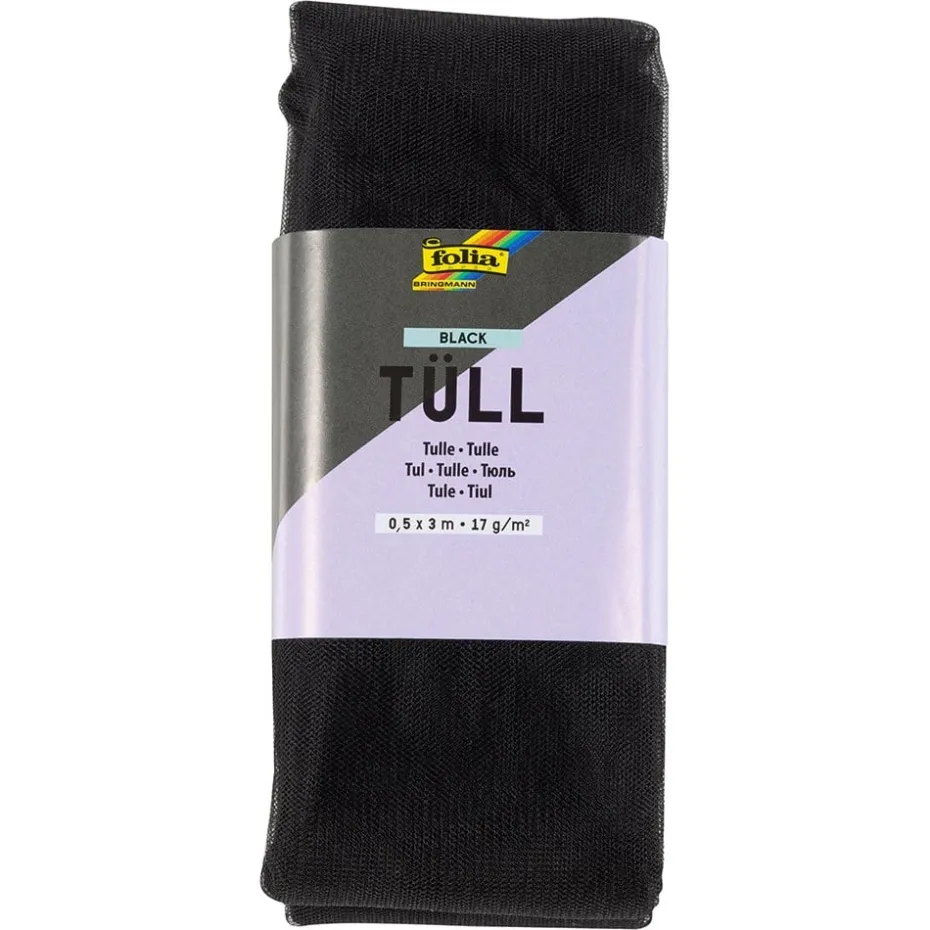Folia Tyll – 17g 0,5x3m – Sort