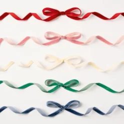 Folia Velourbånd Sett – 10mmx2m 5 farger – Classic