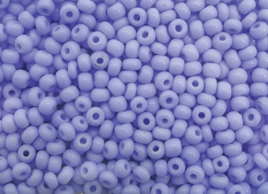 Glassperle 8/0 – 1kg – Lys blå