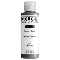 Golden Fluid Akryl 118ml – 2040 Carbon Black